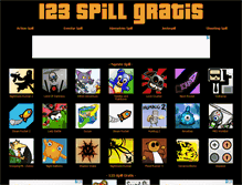 Tablet Screenshot of 123spillgratis.com